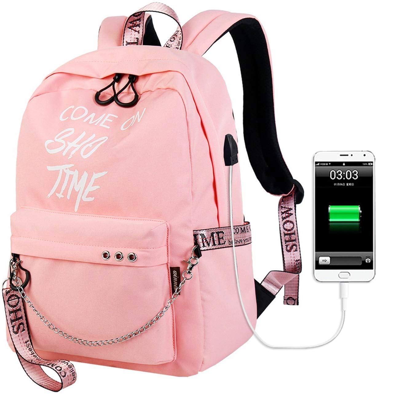 HASAGEI Mochilas Escolares Juveniles para 15.6“ Mochila Unisex para la Escuela Daypacks para Mujeres Hombres