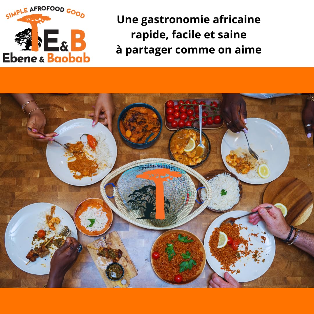 Marinade sénégalaise Nokoss PACK ECO 3 x 250g - Ebene&Baobab® - pour poulet, poisson bbq - à base de poivrons, persil, coriandre, menthe, gingembre – Cuisiné en France -Livraison offerte-