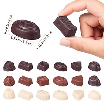 食品サンプル　チョコレート ミニチュア食品サンプル チョコレート10個セット その他置物