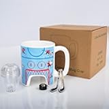 Naomimomo ice hockey Soccer Mug 11 Oz Ceramic Coffee Cup for ice hockey Fans，Mug with Play Function，Great Sports Gifts Idea, For Men, Women, Great for Holidays, Birthdays, Fathers Day