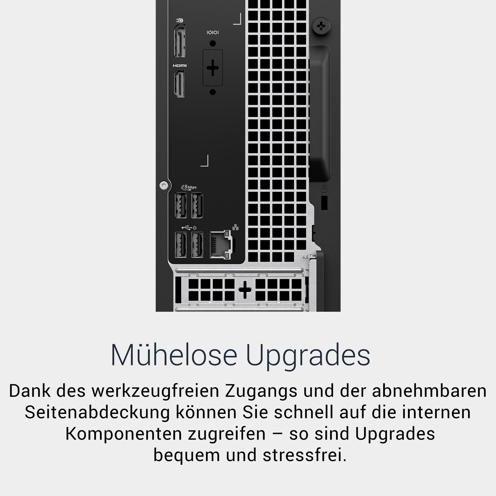 Dell Slim Desktop ECS1250 - Intel Core Ultra 5-225 Processor, 16GB DDR5 RAM, 1TB SSD, Intel UHD Graphics, Windows 11 Home - Black
