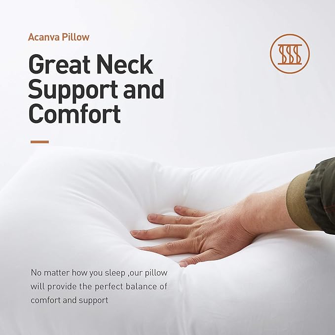 Almohada Fibra de Poliéster Standard Blanca miniatura 4