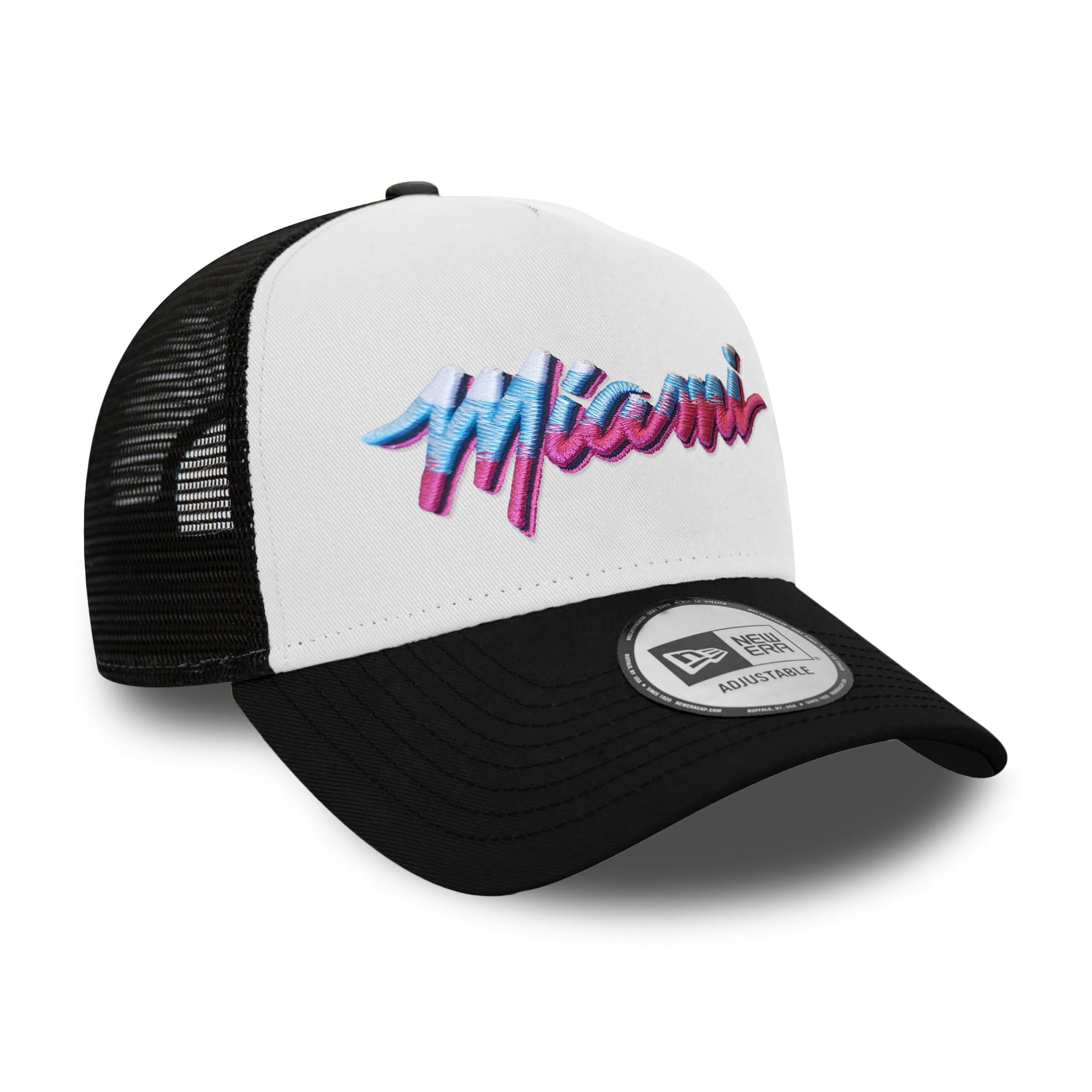 New Era Miami Heat NBA 9forty Snapback Trucker Baseball Cap