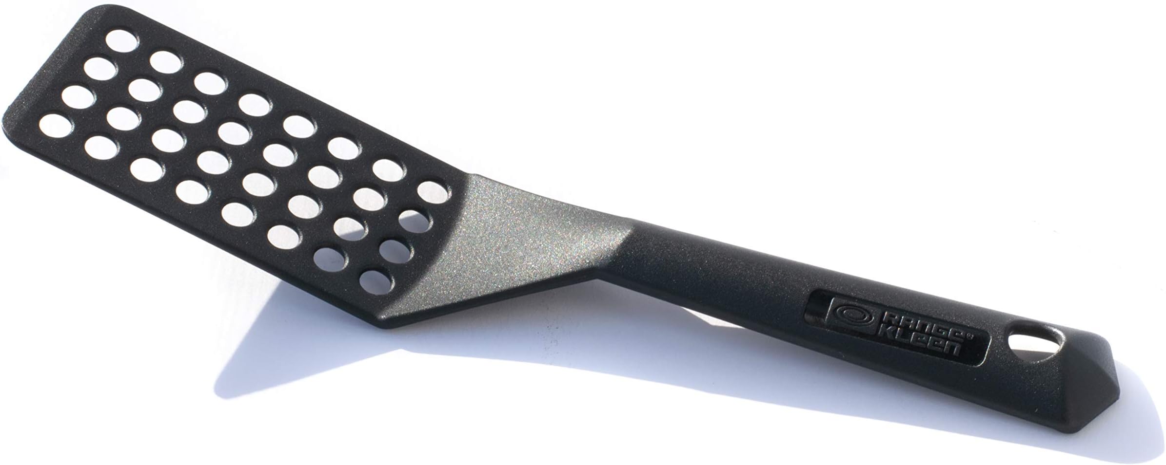 Black Nonstick Slotted Spatula/Turner for Crepes, Eggs, Brownies, Lasagna