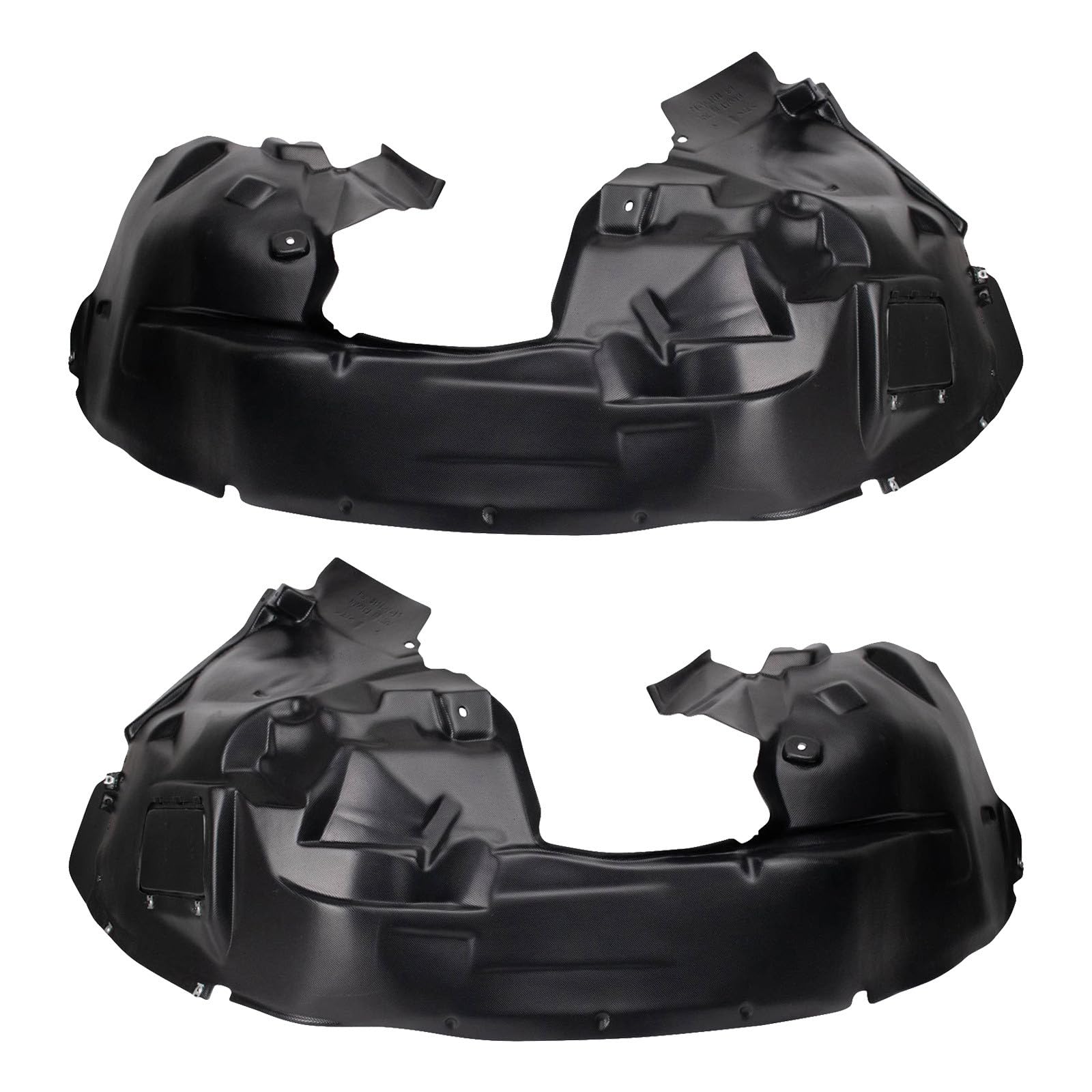 TRQ Front Inner Fender Liner Set | For 2015-2018 Jeep Renegade CH1248183 CH1249183