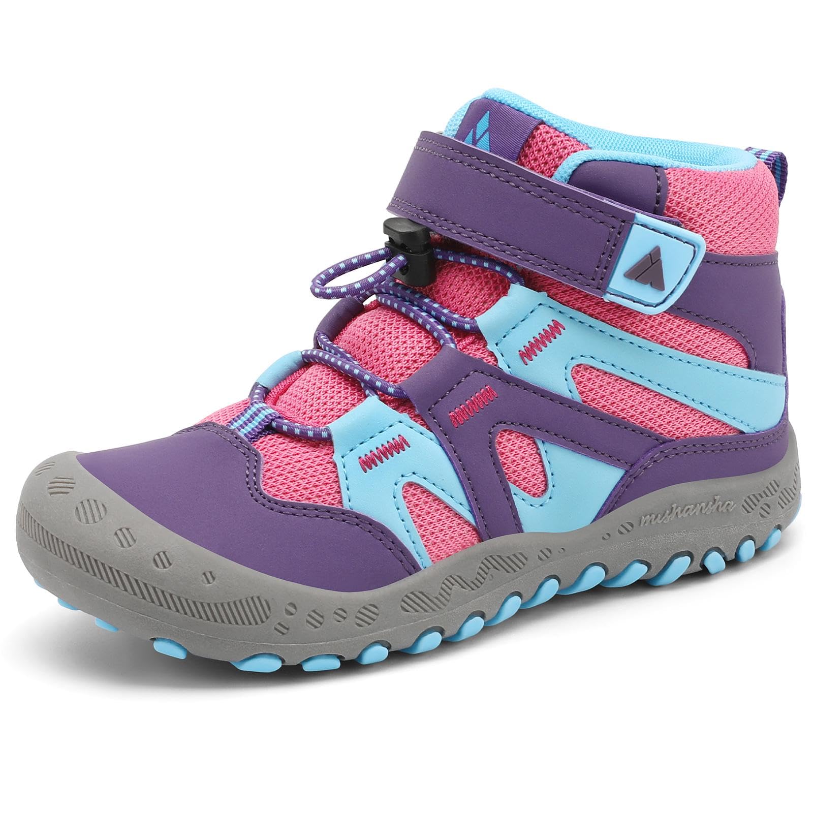 Mishansha Kinder Wanderschuhe Trekkingschuhe Mädchen Jungen Leicht rutschfest Outdoorschuhe Turnschuhe Gr.24-38