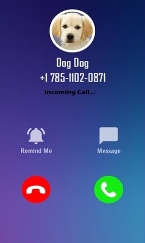 Fake call from dog