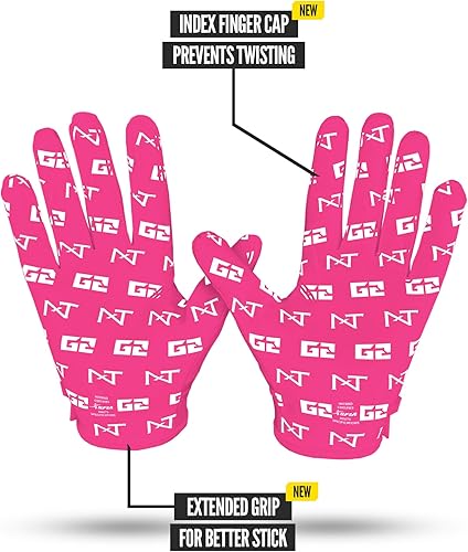 Miniatura 10 de Nxtrnd G2 Pro - Guantes de fútbol para hombre, ultra pegajosos, para receptor Elite