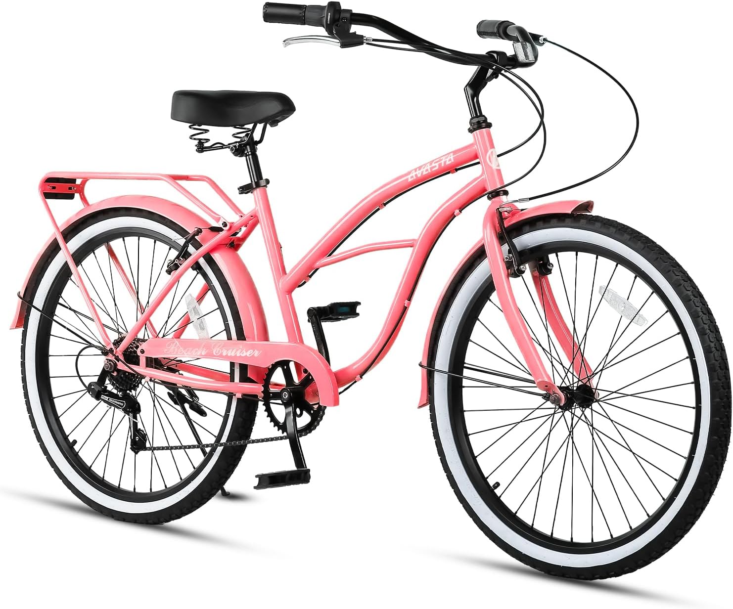 Venus 24 Pink Bike AVASTA Venus 26-inch Cruiser Bike With Kuwait Ubuy - Main Image
