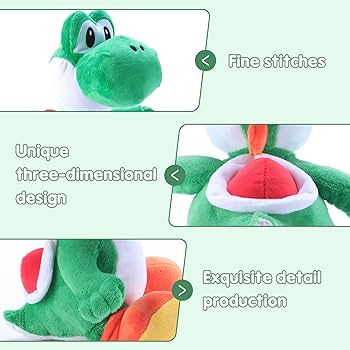 Amazon.com: KILATIVE Yoshi Plush Toys, Mario All-Stars Series 13