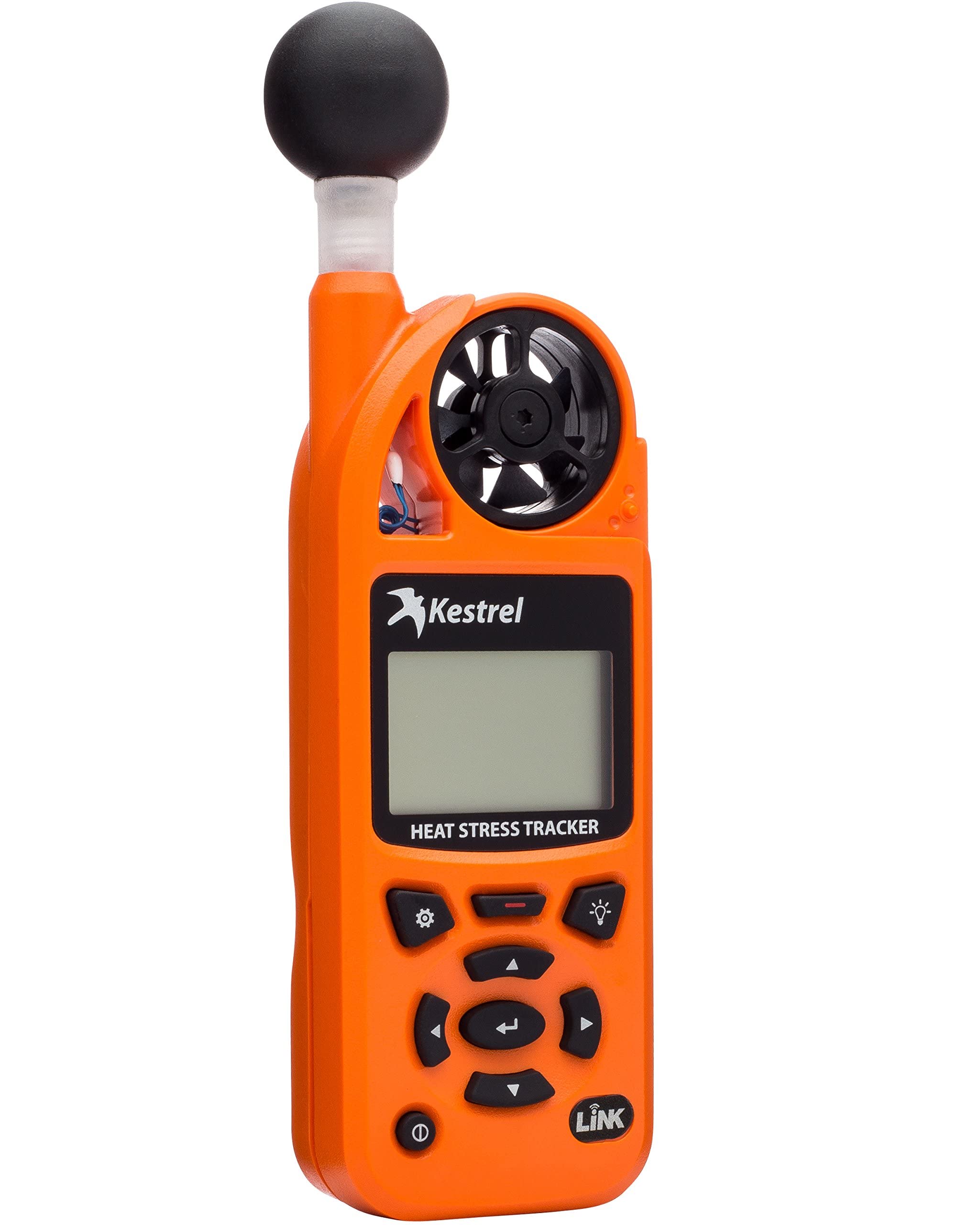 Kestrel 5400 Heat Stress Tracker Pro with Link, Compass and Vane Mount, Orange