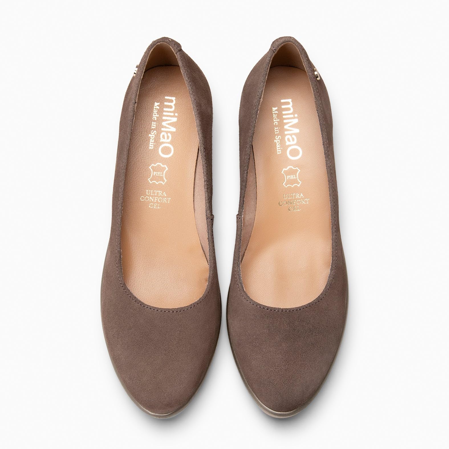 Zapatos de cuña en Piel para Mujer con Plantilla de Gel Fabricado en España