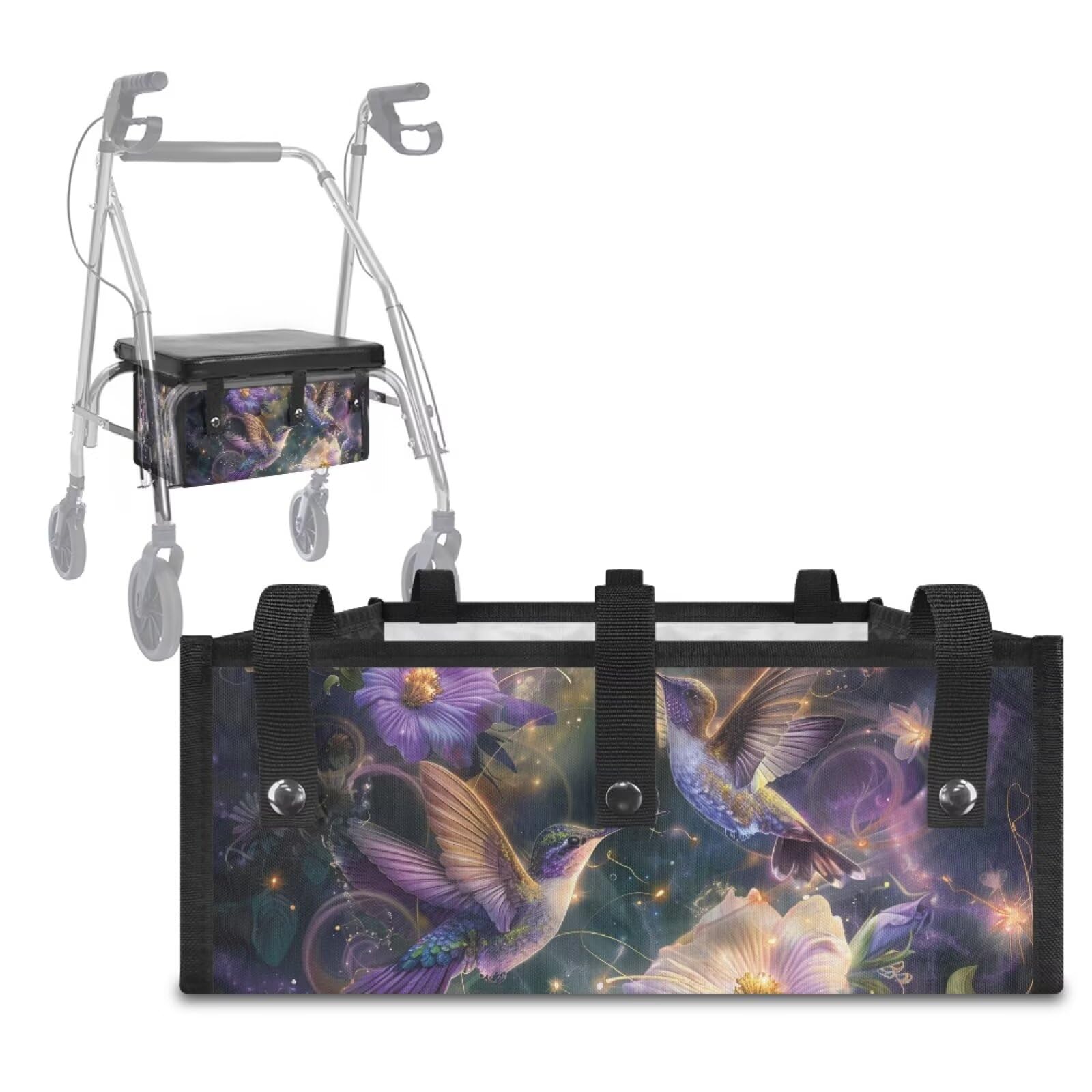 Walker Basket - Tropical Floral Under Seat Bag -18 Walker Basket - Tropical Floral Under Seat Bag -18
