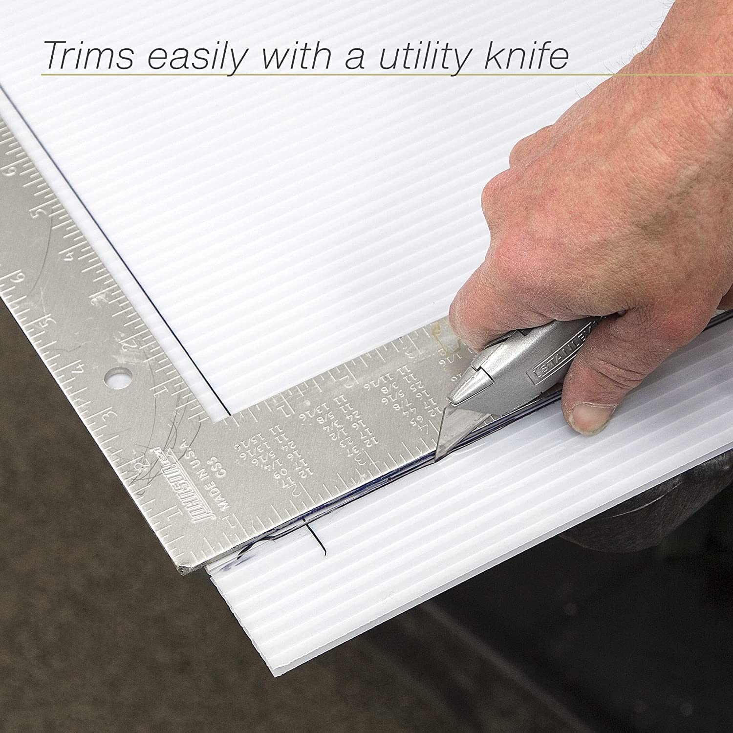 KastLite Thermoclear Fire Rated Elevator Light Lens | Custom Sizing | White Polycarbonate | 6 Pack