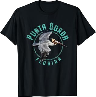 Punta Gorda Florida Pelican Design T-Shirt