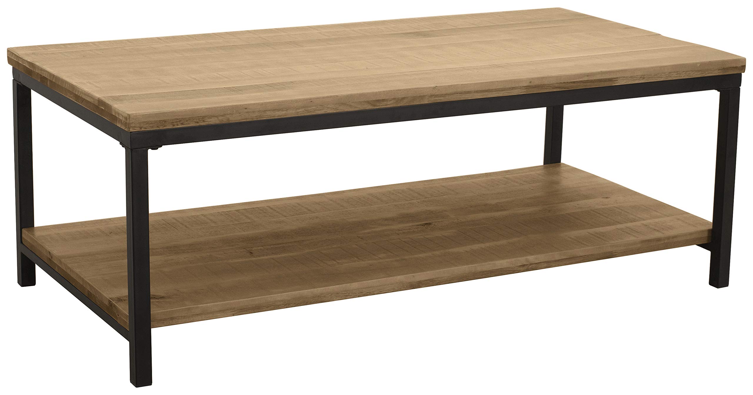 Buy Ravenna Home Justin Industrial Shelf Storage Coffee Table, 43.3" W
