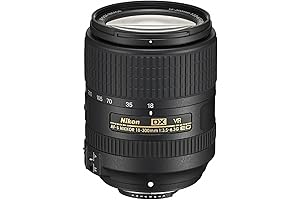 AF-S DX NIKKOR 18-300mm f/3.5-6.3G ED VR Zoom Lens for Nikon DSLR Cameras