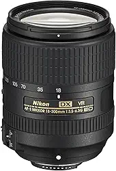 Nikon Lente AF-S DX NIKKOR 18-300 mm f/3.5-6.3G ED com redução de vibração com foco automático para câmeras Nikon DSLR