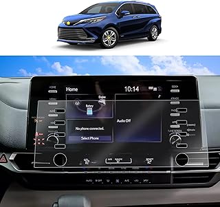 for 2021 2022 2023 2024 Toyota Sienna Screen Protector 2021 2022 2023 2024 Sienna 9 Inch Navigation Display High Clarity Anti-Scratch Touch 2024 2023 2022 2021 Sienna Accessories Crystal Clear Protective Film Toyota Sienna 2022 2023 2024 Screen Protector for 2021 2022 2023 2024 Sienna