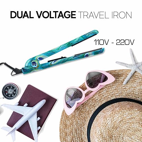 Miniatura 5 de Brilliance New York - Plancha de cerámica suave de 1.5 pulgadas, alisa y riza con ajuste. Temperatura, cuenta con iones negativos y tecnología FIR,