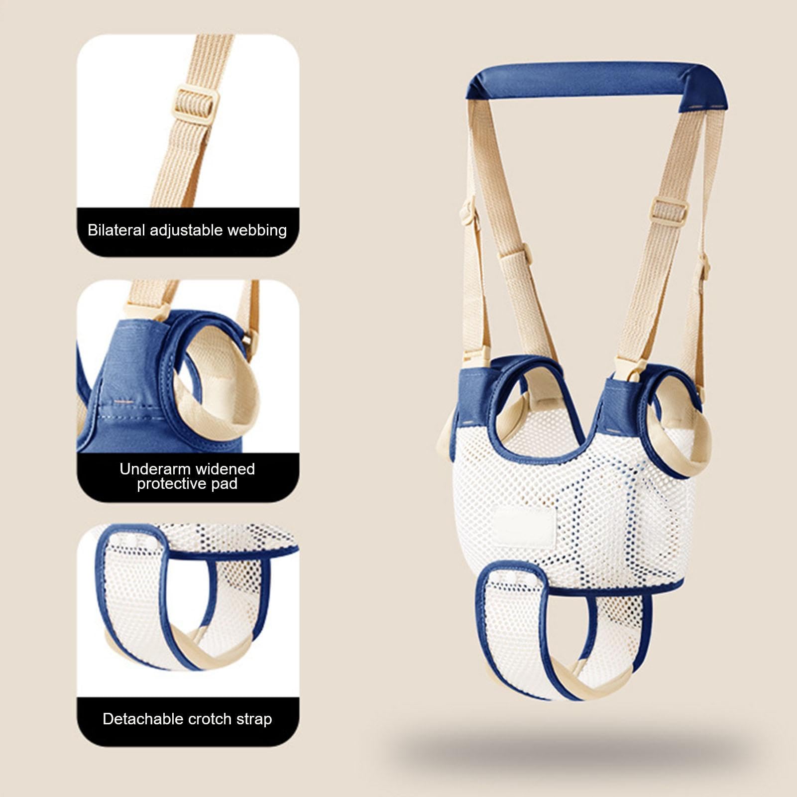 Imbracatura Da Passeggio Per Bambini - Cintura Assistente Morbida Per Imparare A Camminare - Foto 13