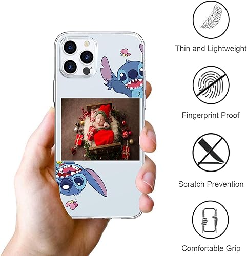 Miniatura 4 de nurkorki Funda transparente personalizada para iPhone XR de 6.1 pulgadas, bonita funda de silicona con foto de dibujos animados de anime, regalo