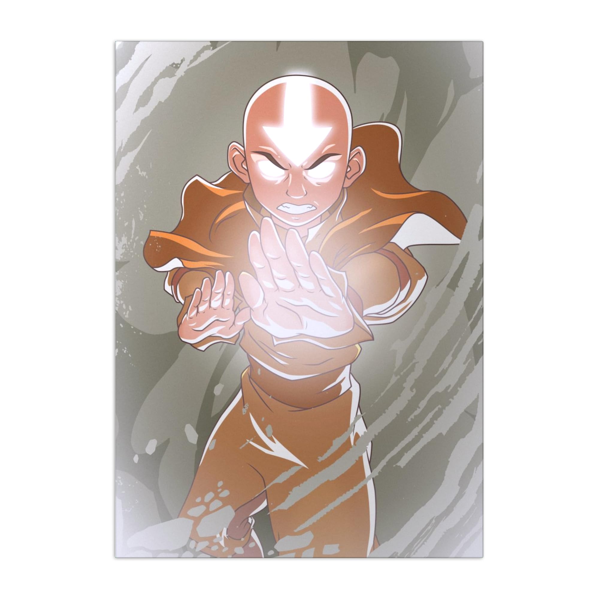 Displate Metal Poster Avatar: The Last Airbender Aang The Airbender L