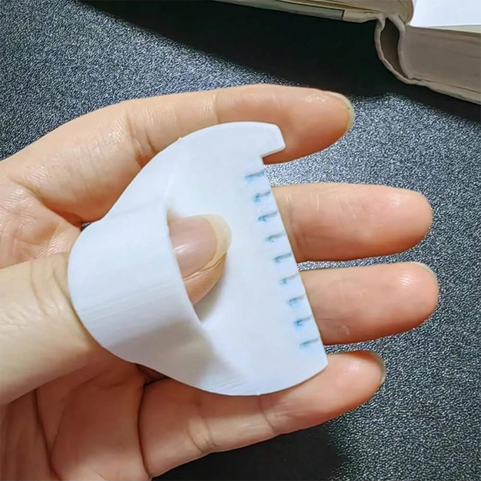 3/6PCS Sewing Finger Ruler With Scale For Even Stitches, Gauge