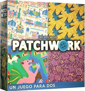 Comprar Asmodee Patchwork, Juego de Mesa De Estrategia y Puzzle, A Partir de 8 Años, De 1 a 2 Jugadores, 30 Minutos por Partida, Español