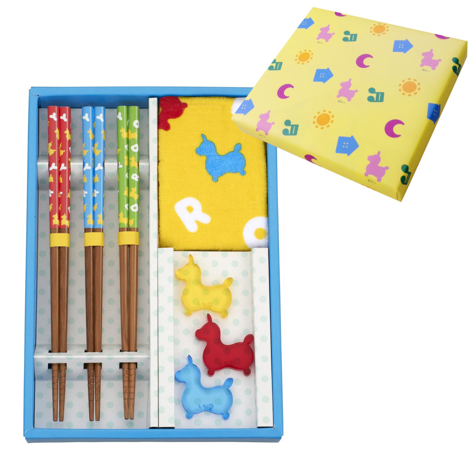 Amazon｜ロディ お箸 3膳 箸置き タオル ハンカチ ギフト セット