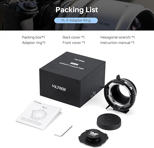 Vista 32 de VILTROX Adaptador de lente EF-M1 Pro, adaptador de montaje en anillo de enfoque automático, convertidor de lente con bloqueo de seguridad compatible