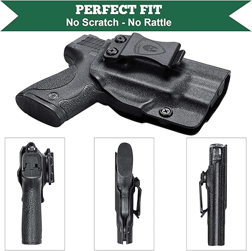 Miniatura 6 de M&P 9 Shield M2.0 - Funda NTS con láser rojo y verde integrada, no es compatible con M&P Shield y Crimson Trace Laser Instalar por separado -