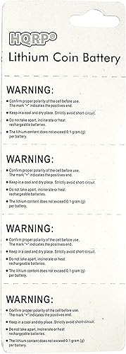 Miniatura 6 de HQRP Paquete de 4 baterías de litio compatibles con medidor de glucosa en sangre Care Touch, monitor de azúcar