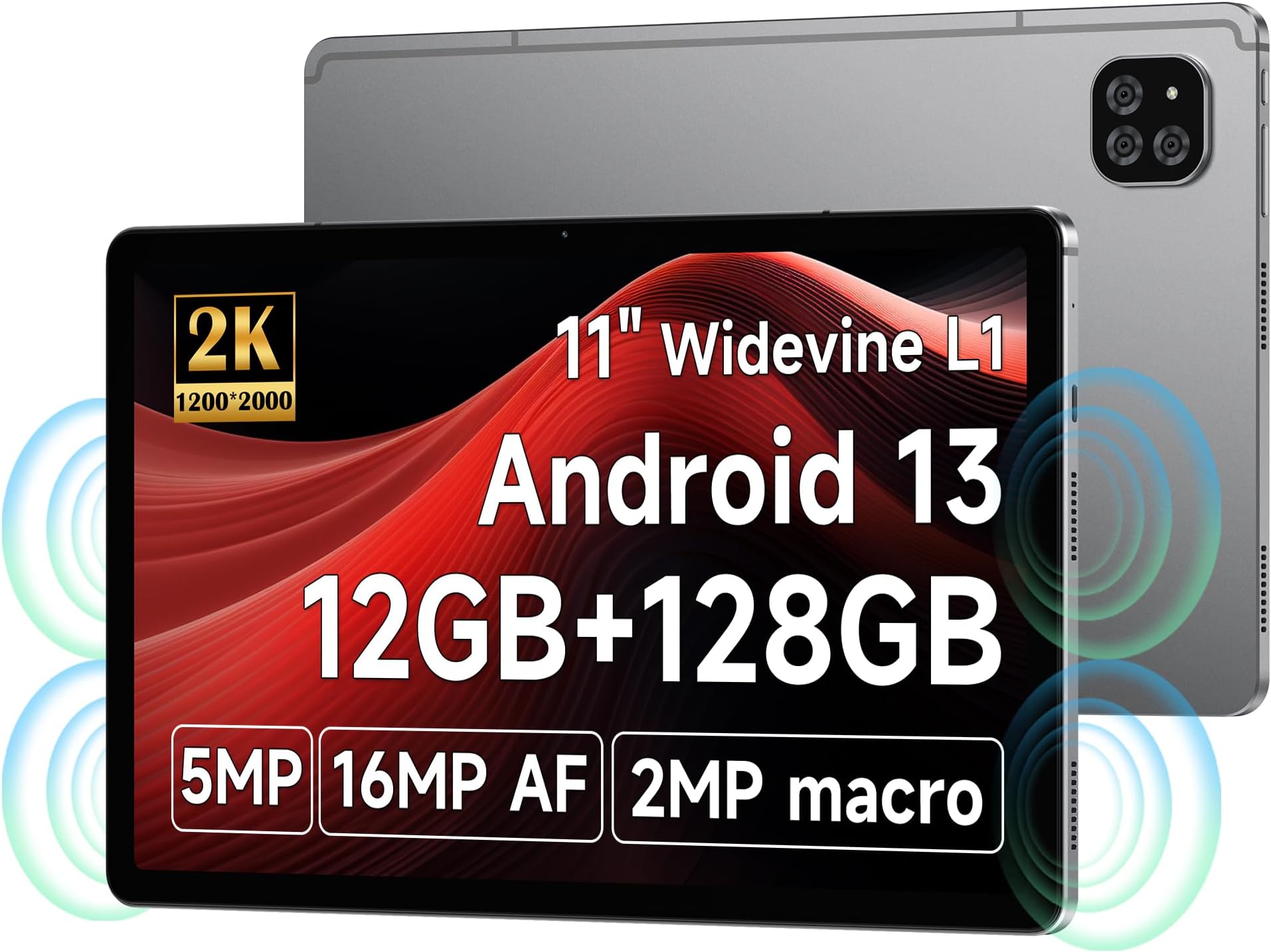 TECLAST T50 Top Gaming Tablet 11 Zoll , 16GB RAM+256GB ROM Android 13