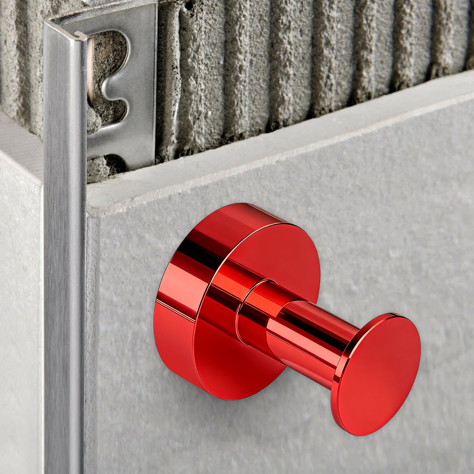 Aimant Neodyme Puissant pour Détection de Rail Placo, Aimant pour Placo Puissant Detecteur de Rail et Montant dans Cloison, Outil Ideal pour Gypsum Board Installers, Electricians, Plumbers, etc.