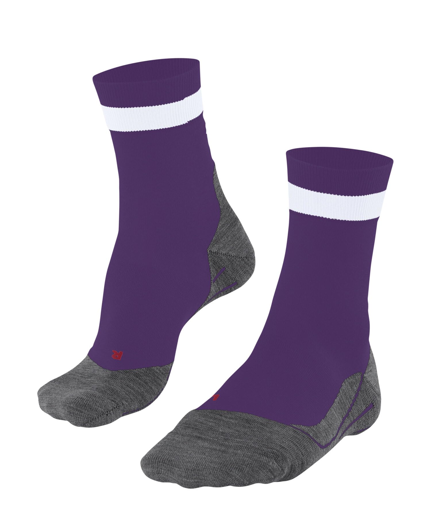 FALKE Women's RU4 Endurance W So Cotton Anti-Blister 1 Pair Running Socks, Purple Plum 8028, 4-5