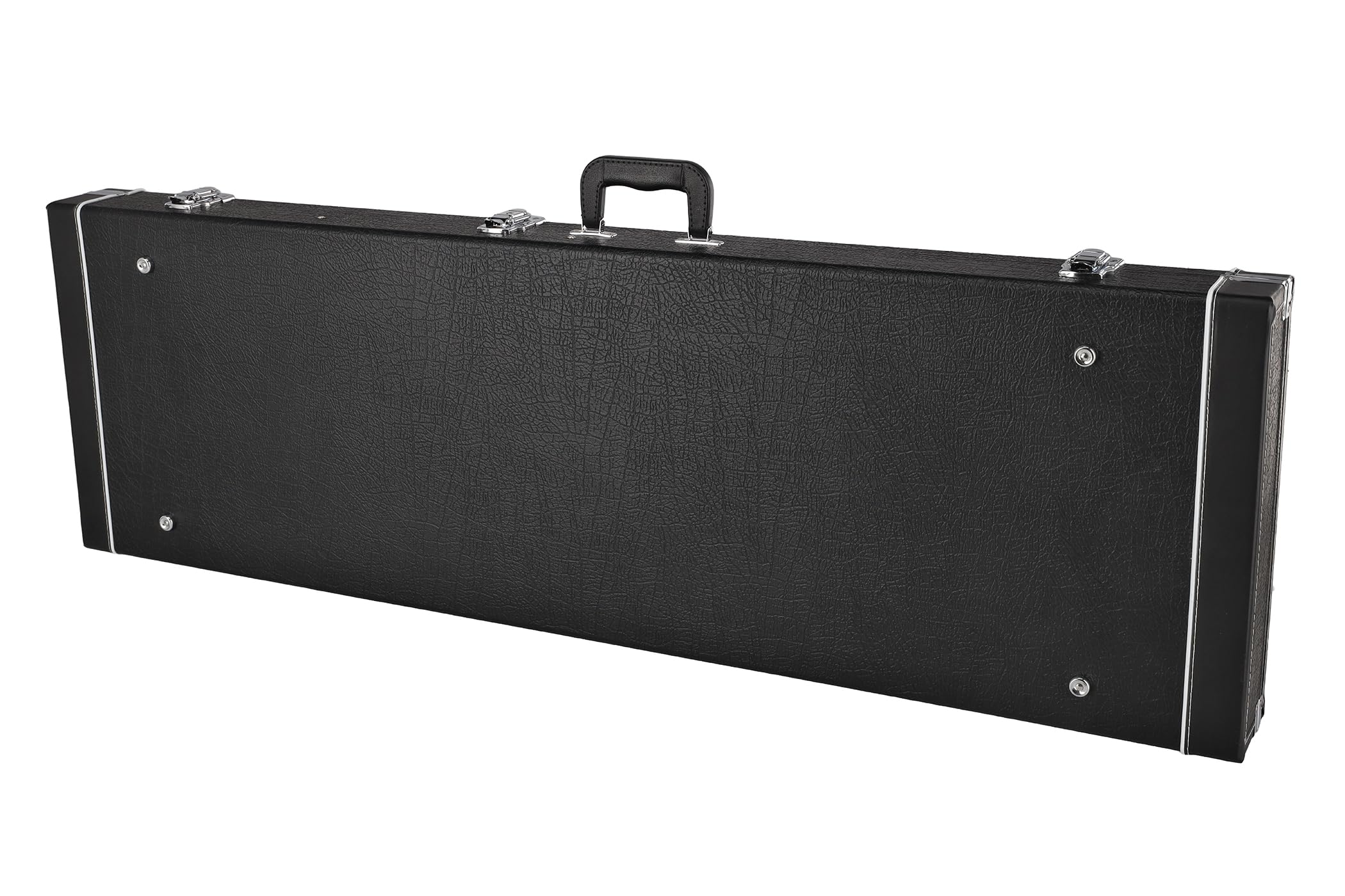 GEWA Estuche de Madera con Revestimiento de plástico Negro, Estuche para bajo eléctrico Universal