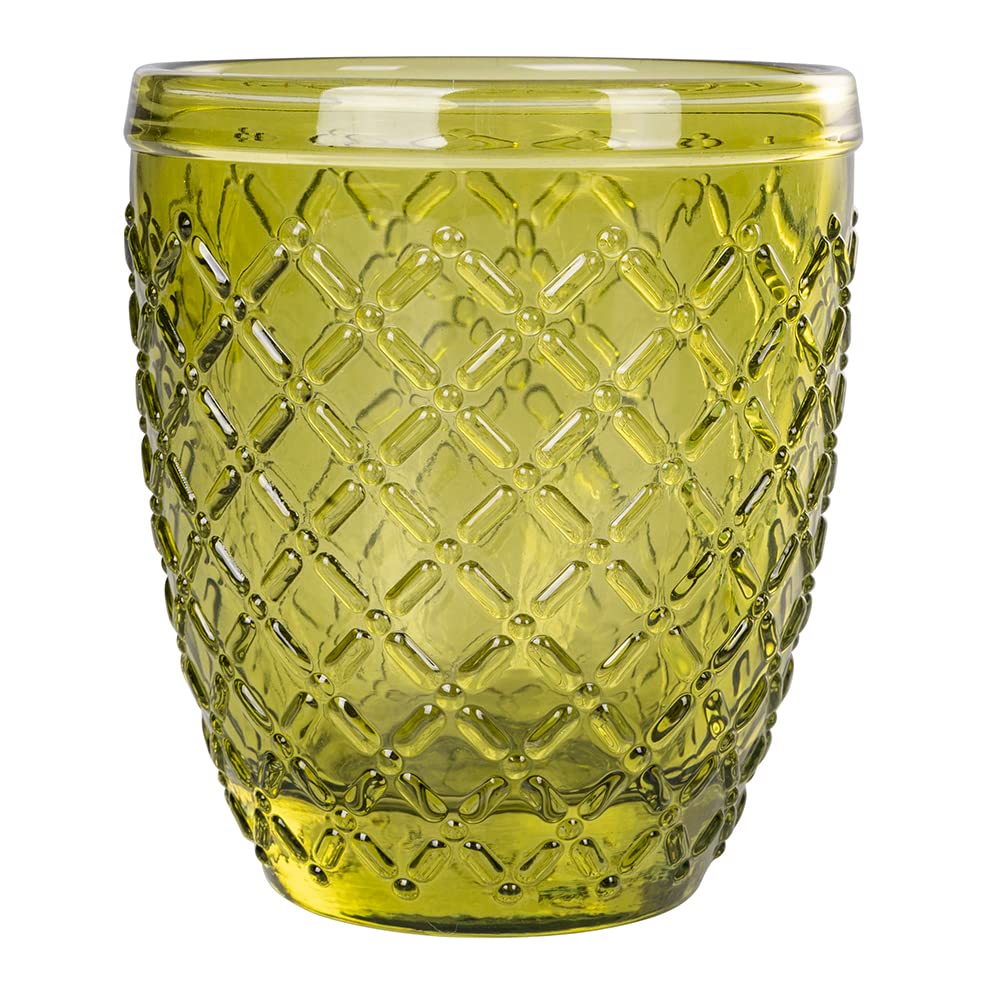 Villa d'Este Home Tivoli Castle - Juego de 6 vasos de agua verde (275 ml)