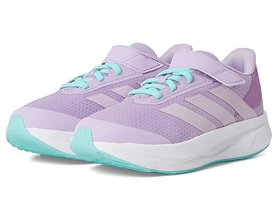 adidas Kids Duramo SL Elastic Lace Shoes (Little Kid) Kids Shoes Powder Plum/Ice Lavender/Flash Aqua : 1.5 Little Kid M, Textile