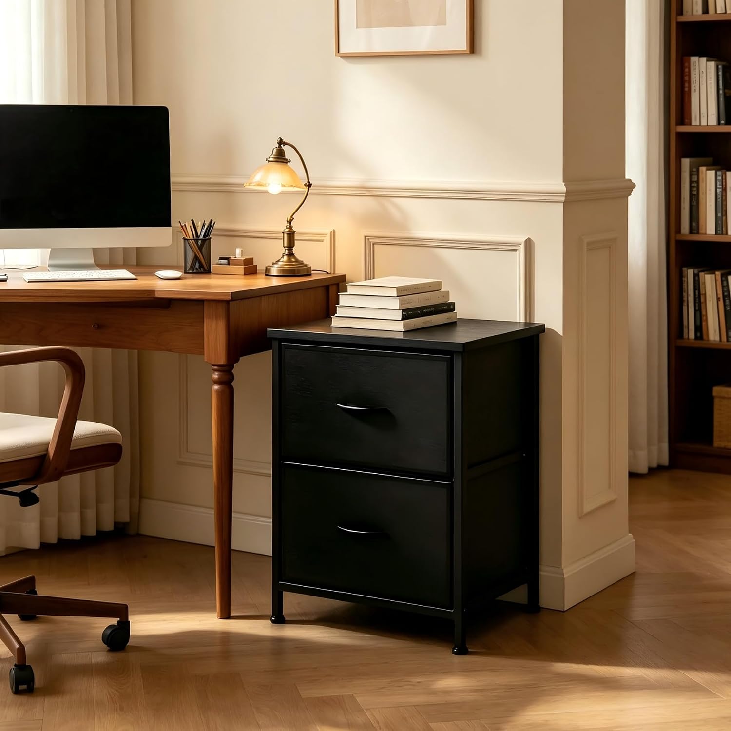 Storage Cabinet Compact Organizer for Living Room Office Entryway