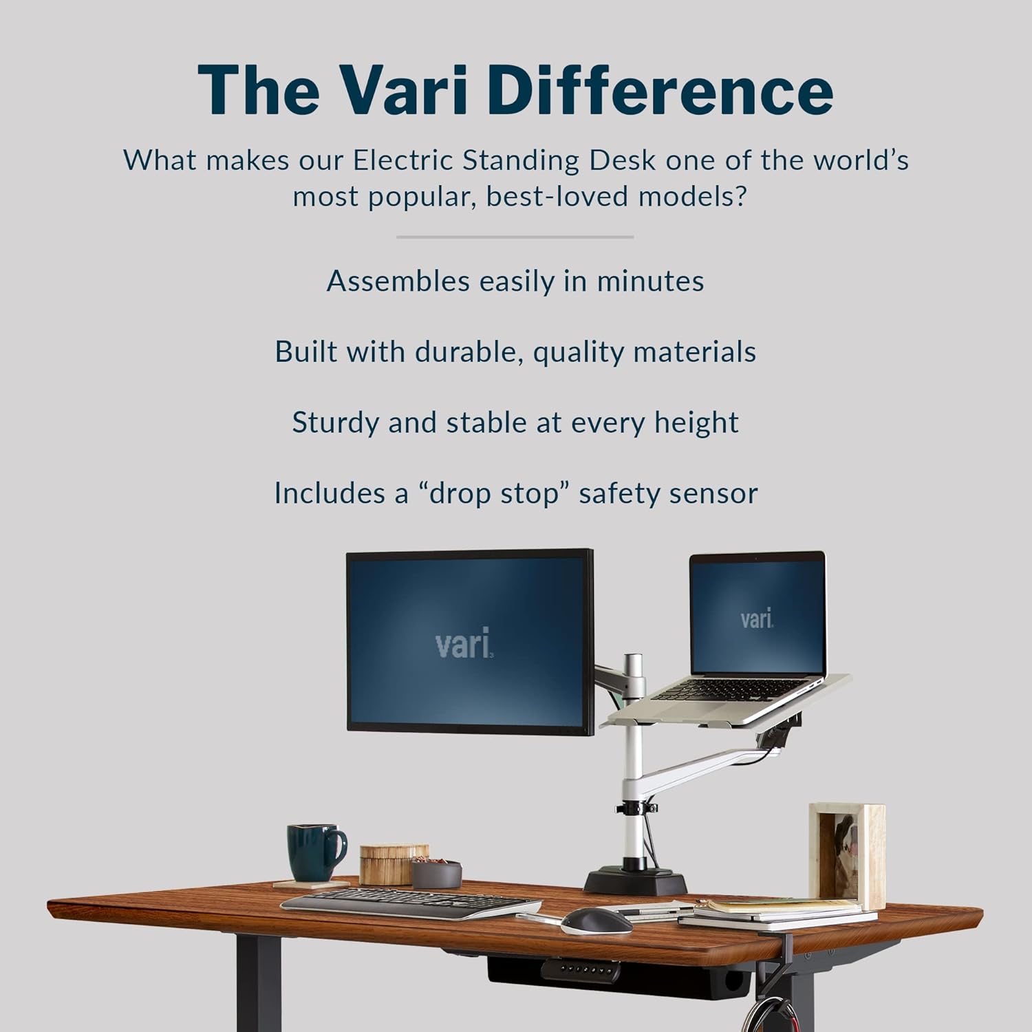 Buy Vari Electric Standing Desk 60 x 30 (VariDesk) Electric Height