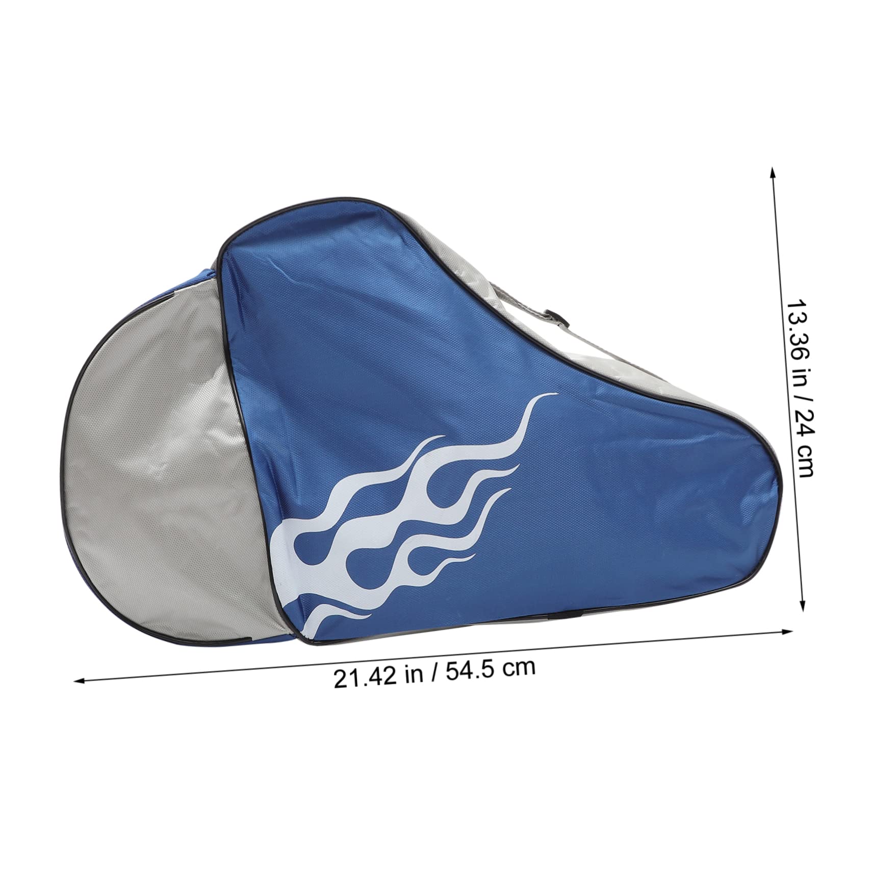 Happyyami Triangle Skate Bag for Durable Ice Skating and Roller Skates Backpack with Strap Stylish Design for Easy Carrying of Sports Gear and Accessories