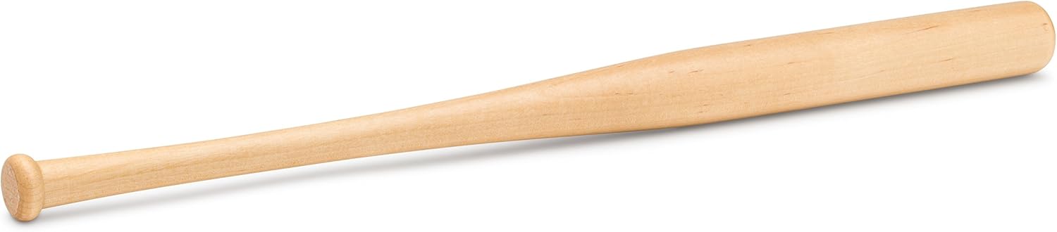 Wood Baseball bat 18 Inch Pack of 6 Unfinished Wood Baseball Bat, Small Bat, Party Decor, Bedroom, Crafts, by Woodpeckers