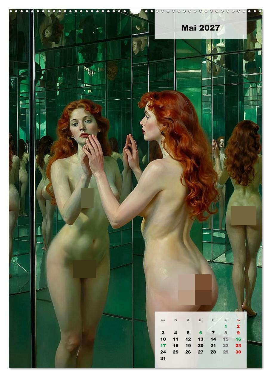 Entblößte Epochen – Surrealismus (hochwertiger Premium Wandkalender 2027 DIN A2 hoch), Kunstdruck in Hochglanz: Weibliche Schönheit jenseits der Wirklichkeit (CALVENDO Erotik)