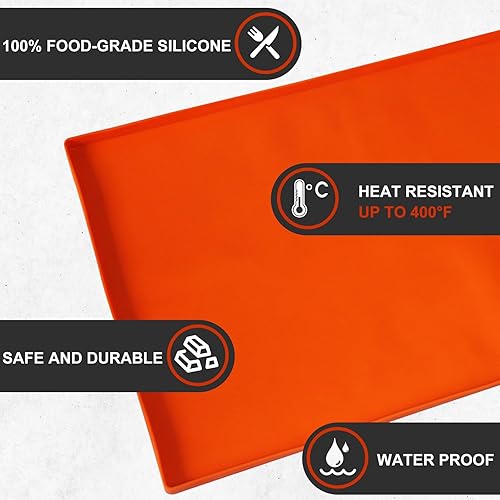 Miniatura 5 de Cubierta de plancha para Blackstone, alfombrilla de silicona resistente de grado alimenticio para 36 pulgadas, alfombrilla de silicona que mantiene