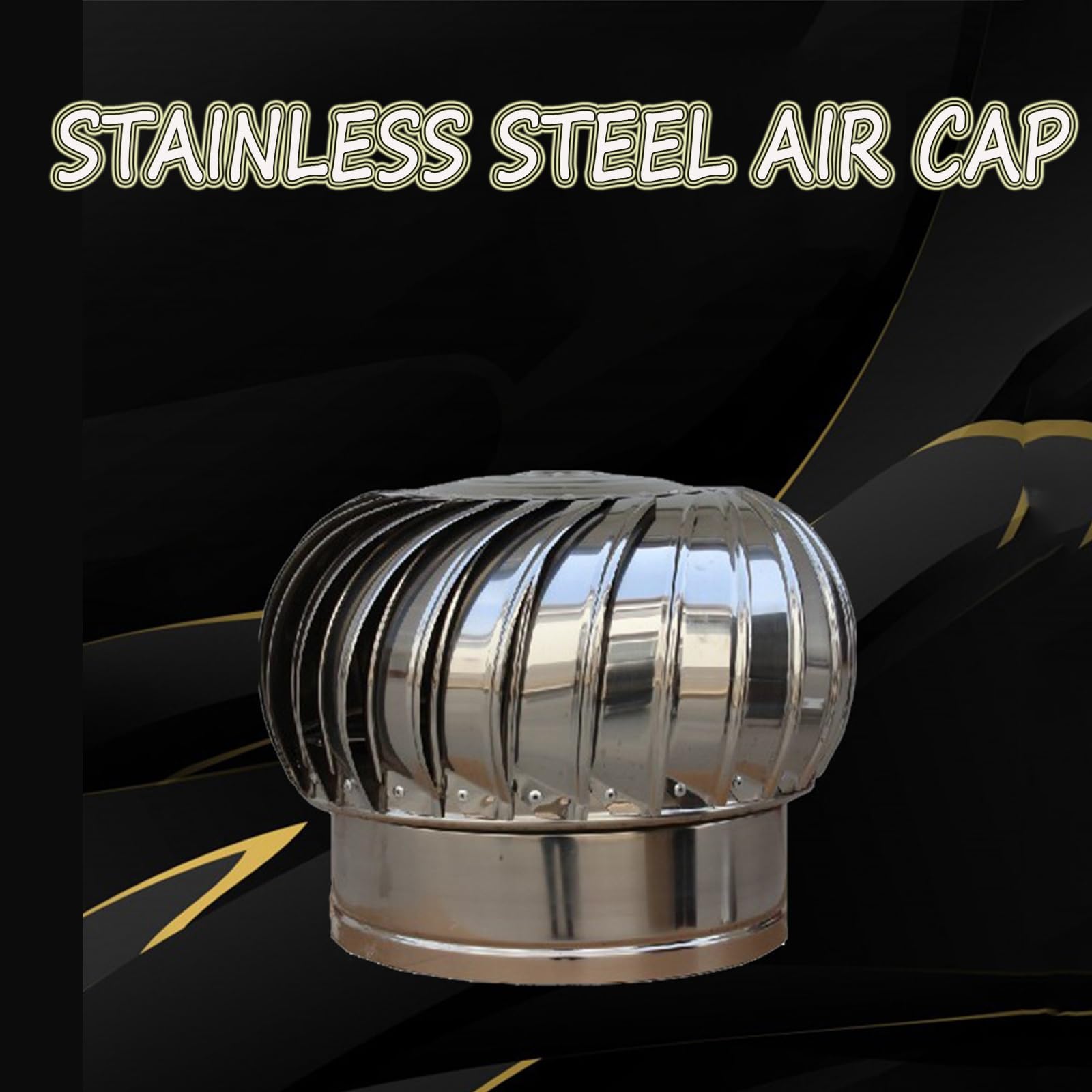 Rejilla de ventilación para aerogenerador, Tapa de escape acero inoxidable, campana ventilación pared 304, aire espesor, for(15.7inch(400mm))