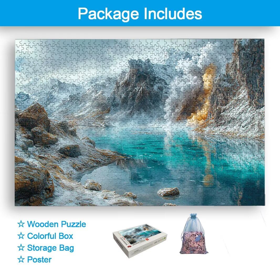 Puzzle Nature, Puzzle 1000 Pièces Adultes, Puzzles pour Décor Murale -2961