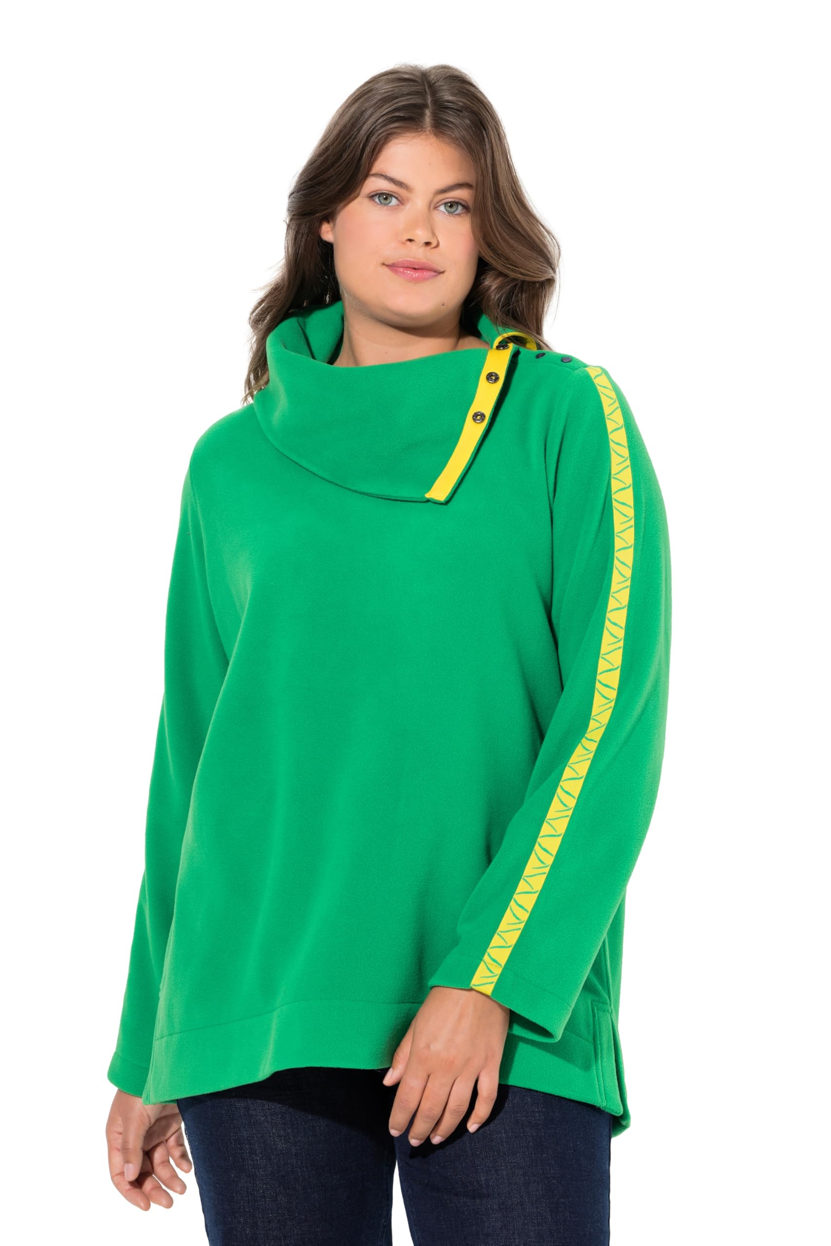 Laurasøn Fleece Sweatshirt, großer Kragen, Langarm 835352