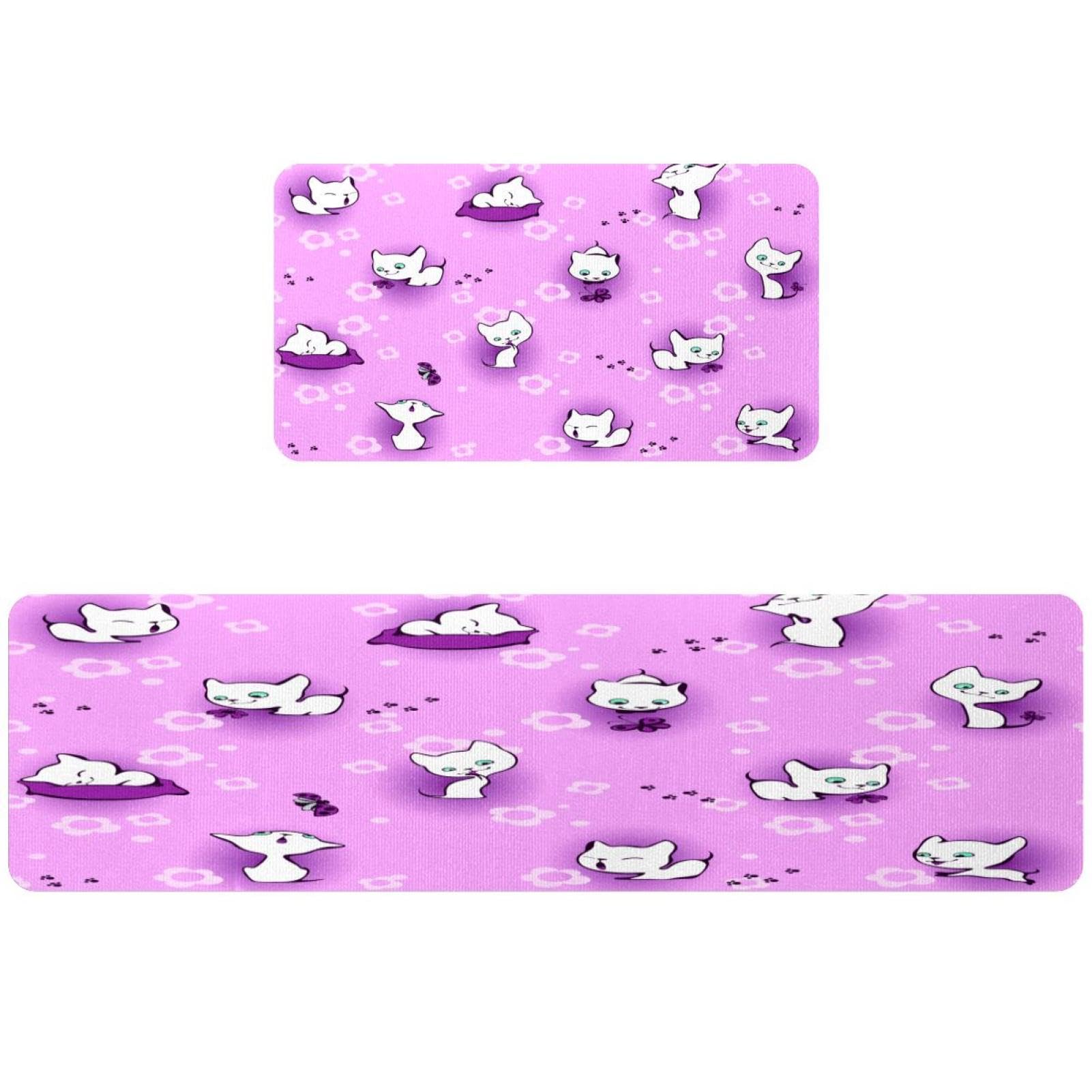 Alfombras de cocina VAPOKF: pack de 2 alfombrillas absorbentes, lavables y antideslizantes