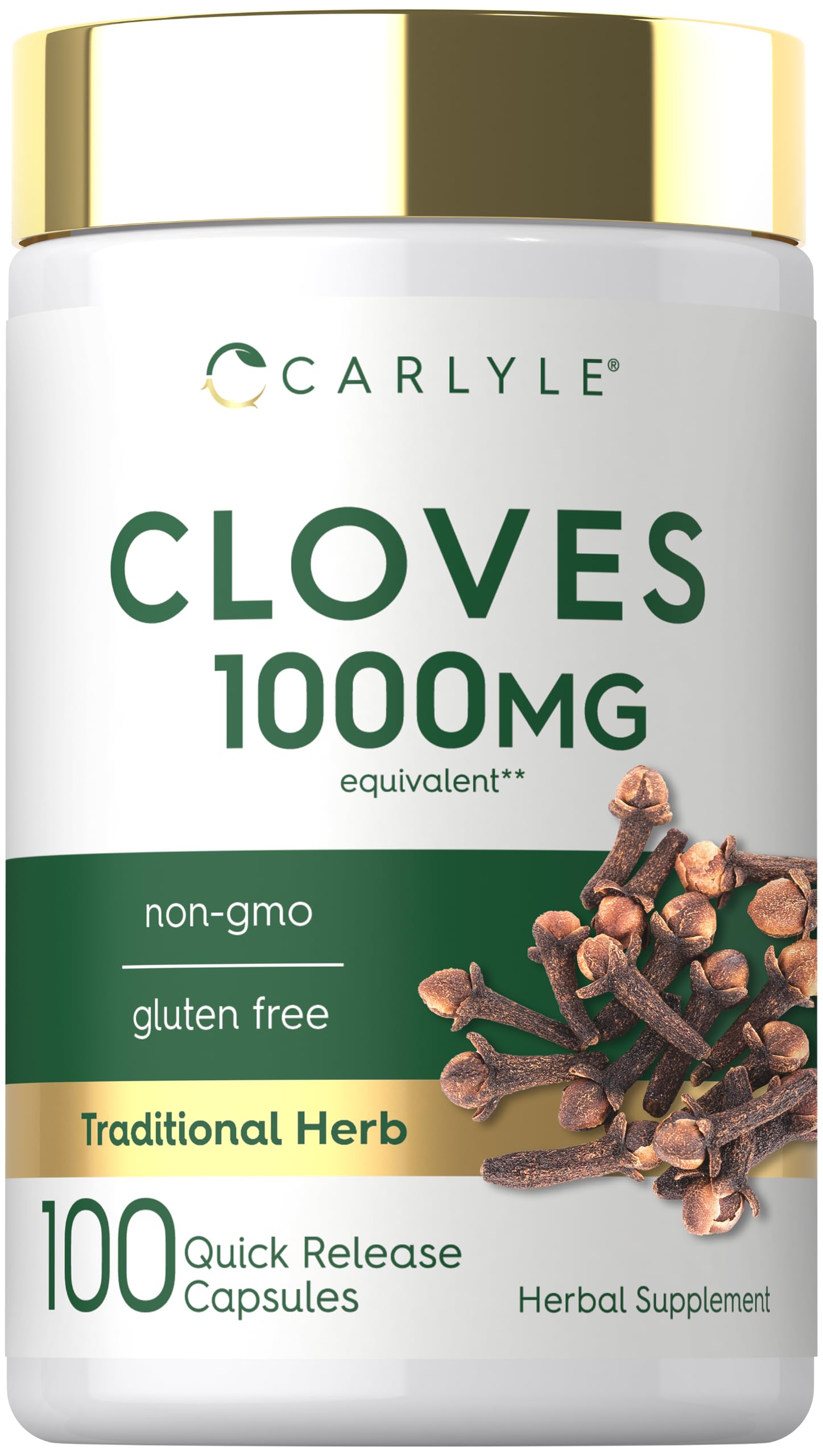 Carlyle Cloves Supplement | 100 Capsules | Herbal Extract